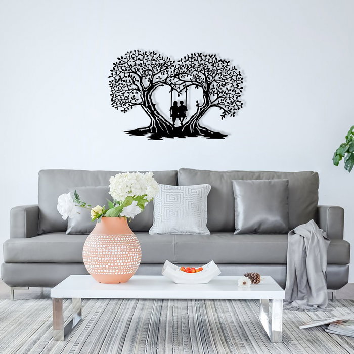 Wallity Love Accesorio decorativo de pared de metal Negro Wallity Love Accesorio decorativo de pared de metal Negro